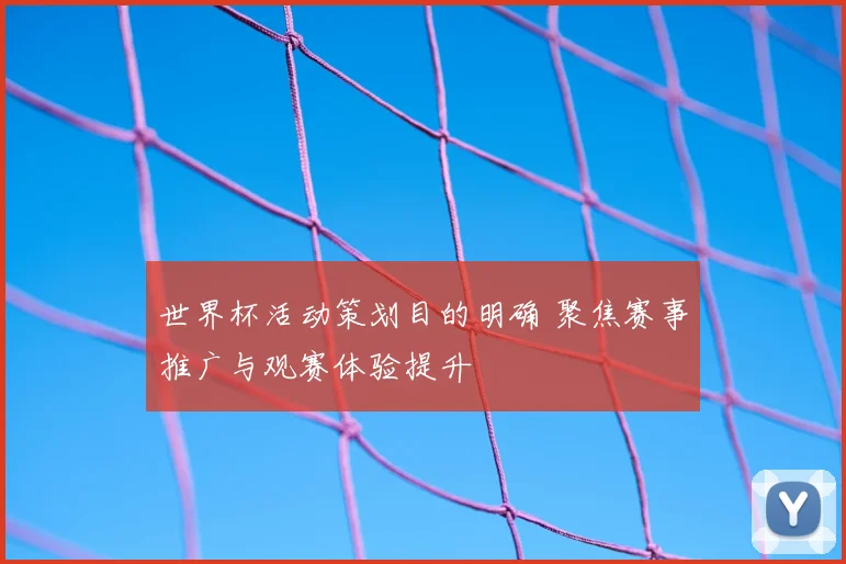 世界杯活动策划目的明确 聚焦赛事推广与观赛体验提升